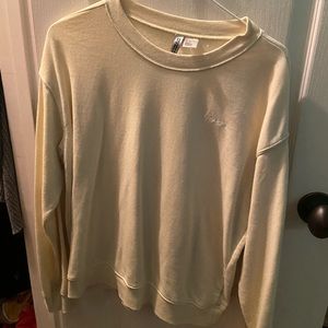 yellow love sweatshirt